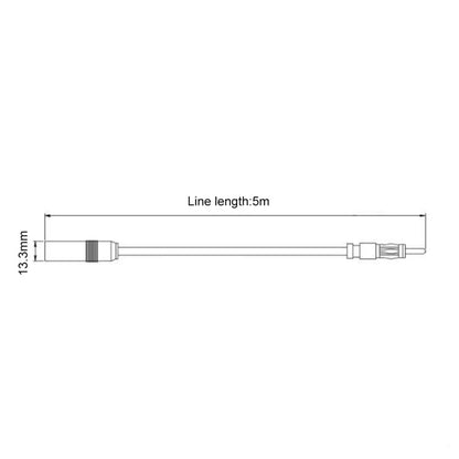 Car Electronic Stereo FM Radio Amplifier Antenna Aerial Extended Cable, Length: 5m, Length: 5m