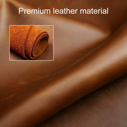Hallmo Car Cowhide Leather Key Protective Cover Key Case for Audi A6L / A8L / A4 / A7 / A5 A Style, For Audi A6L A Style