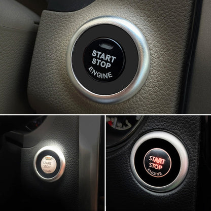 Car Engine Start Key Push Button Ring Trim Sticker Decoration for Nissa Teana / X-TRAIL / Qashqai / Murano / Maxima 2013-2018, For Nissa Teana (Red), For Nissa Teana (Silver), For Nissa Teana (Black), For Nissa Teana (Blue)