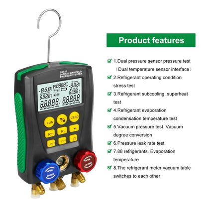 DUOYI DY517A Car Air Conditioning Diagnostic Instrument Temperature Monitor Fluoride Meter, DY517A