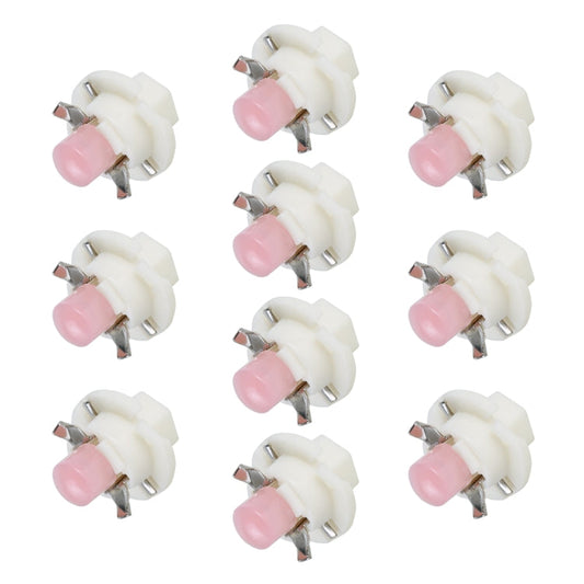 10 PCS B8.4 0.2W DC12V Wedge Instrument Panel COB LED Light Dashboard Gauge Cluster Indicator Lamp Bulb, B8.4 (Pink Light), B8.4 (Green Light), B8.4 (Red Light), B8.4 (White Light), B8.4 (Yellow Light)