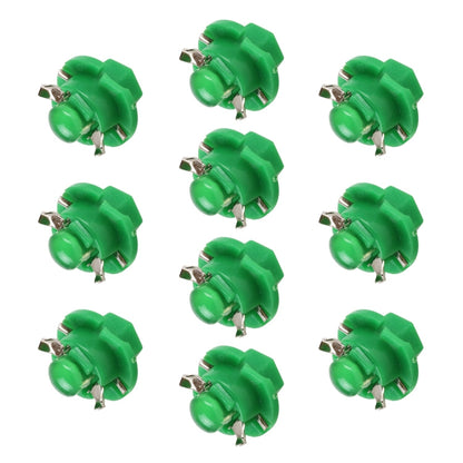10 PCS B8.4 0.2W DC12V Wedge Instrument Panel COB LED Light Dashboard Gauge Cluster Indicator Lamp Bulb, B8.4 (Pink Light), B8.4 (Green Light), B8.4 (Red Light), B8.4 (White Light), B8.4 (Yellow Light)