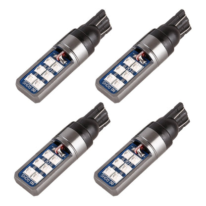 4 PCS T10 DC12V / 4W Car Clearance Light 12LEDs SMD-3030 Lamp Beads, 12LEDs SMD-3030 (Ice Blue Light), 12LEDs SMD-3030 (Blue Light), 12LEDs SMD-3030 (Pink Light), 12LEDs SMD-3030 (Green Light), 12LEDs SMD-3030 (Red Light), 12LEDs SMD-3030 (White Light)...