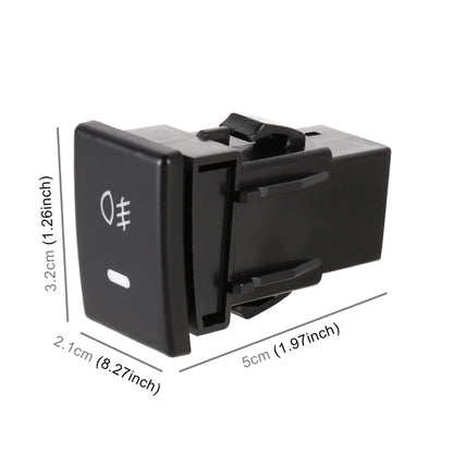 TS-16 Car Fog Light On-Off Button Switch with Cable for Isuzu mu-X, For Isuzu mu-X