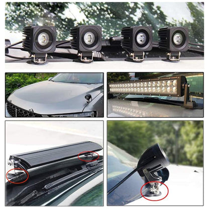 Y-005 Pair Universal LED Strip Light Mounting Bracket, Y-005