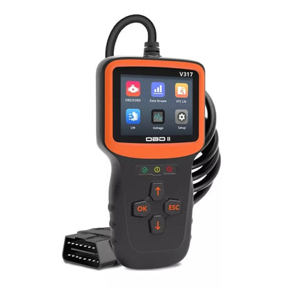 V317 Car Fault Detector OBD2 ELM327 Scanner Code Reader, V317