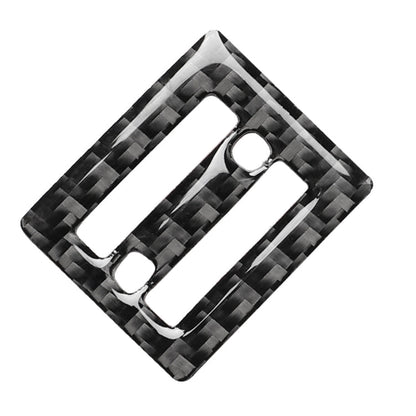 Car Carbon Fiber Middle Air Outlet Decorative Sticker for Lexus IS250 300 350C 2006-2012, Left and Right Drive Universal, Middle Air Outlet
