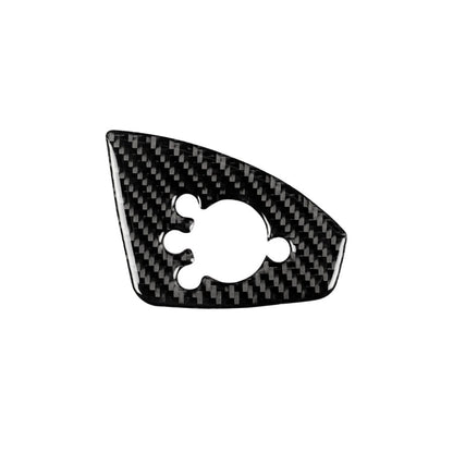 Car Carbon Fiber Door Button Decorative Sticker for Audi TT 8n 8J MK123 TTRS 2008-2014, Left Drive, B Style, Door Button , Left Drive B