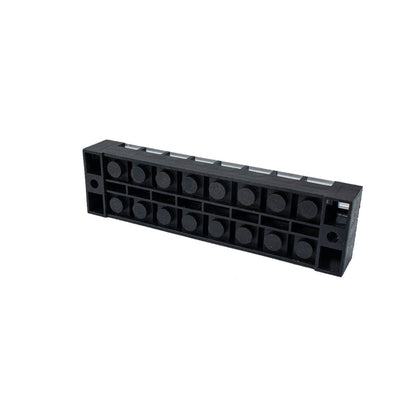 5 PCS Car 8-way 25A TB-2508 Dual Row Power Terminal Connector + 8-position Connection Strip with Cover, 8-way 25A