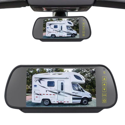 PZ460 Car Waterproof HD High Position Brake Light View Camera + 7 inch Rearview Monitor for Fiat / Citroen / Peugeot, PZ460  + 7 inch Rearview Monitor