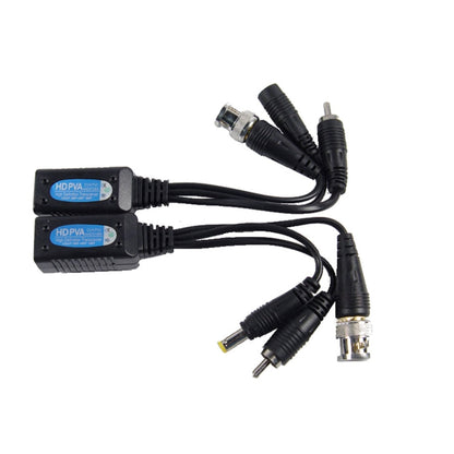 2 PCS Anpwoo 500PVA Spliceable 3 in 1 Power + Video + Audio Balun HD-CVI/AHD/TVI Passive Twisted Transceiver, 500PVA