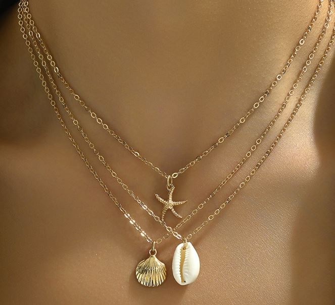 Summer Ocean Style Necklace - 3Pcs