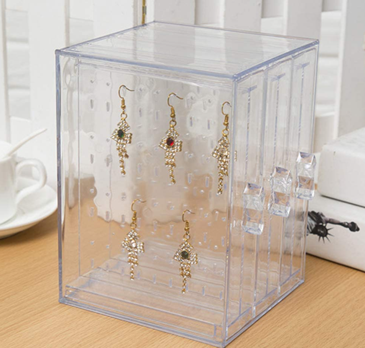 Clear Acrylic Jewellery Box Organiser Display Efficient and Stylish Storage Solution