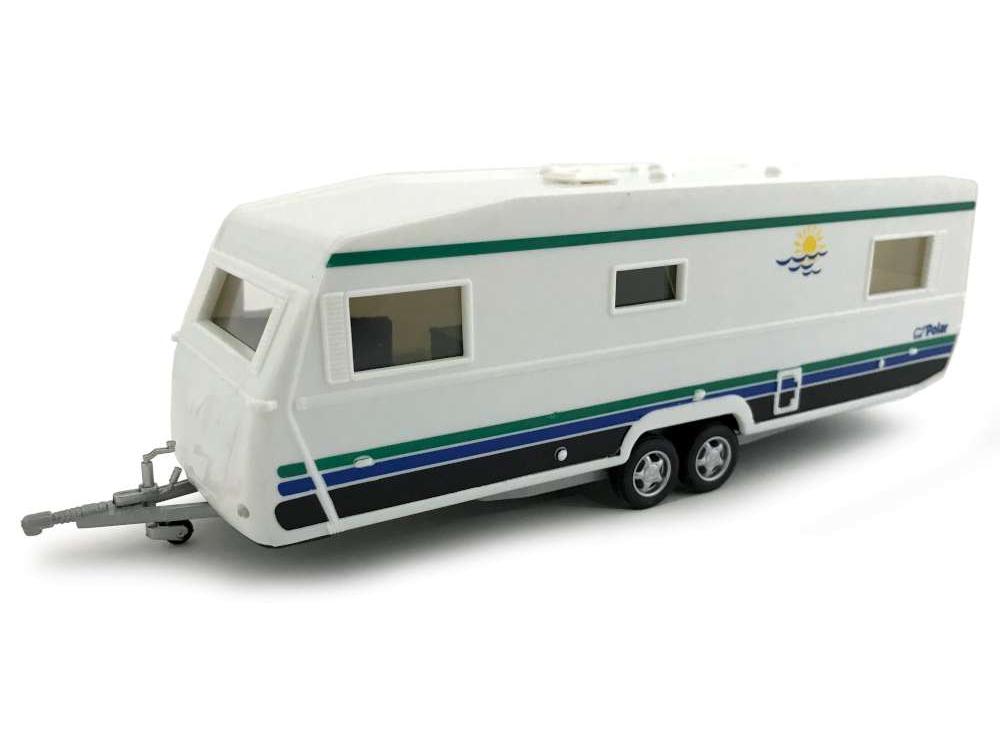 Caravan Big Polar (Long) White 1:43 Scale Cararama Diecast Model