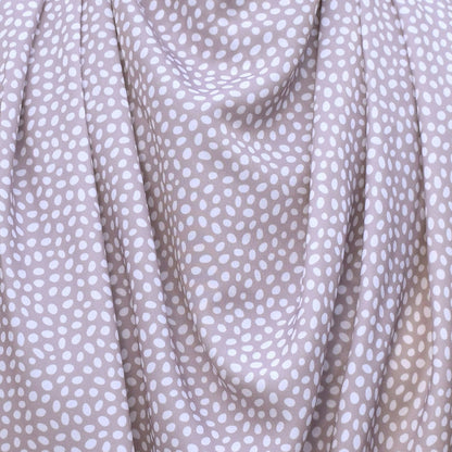 Pashmina scarf style clothing protector - Grey Dot