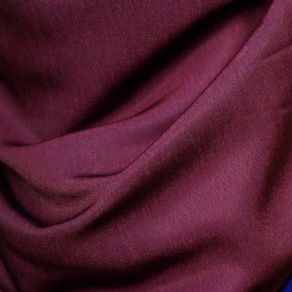 Pashmina scarf style clothing protector - Burgundy