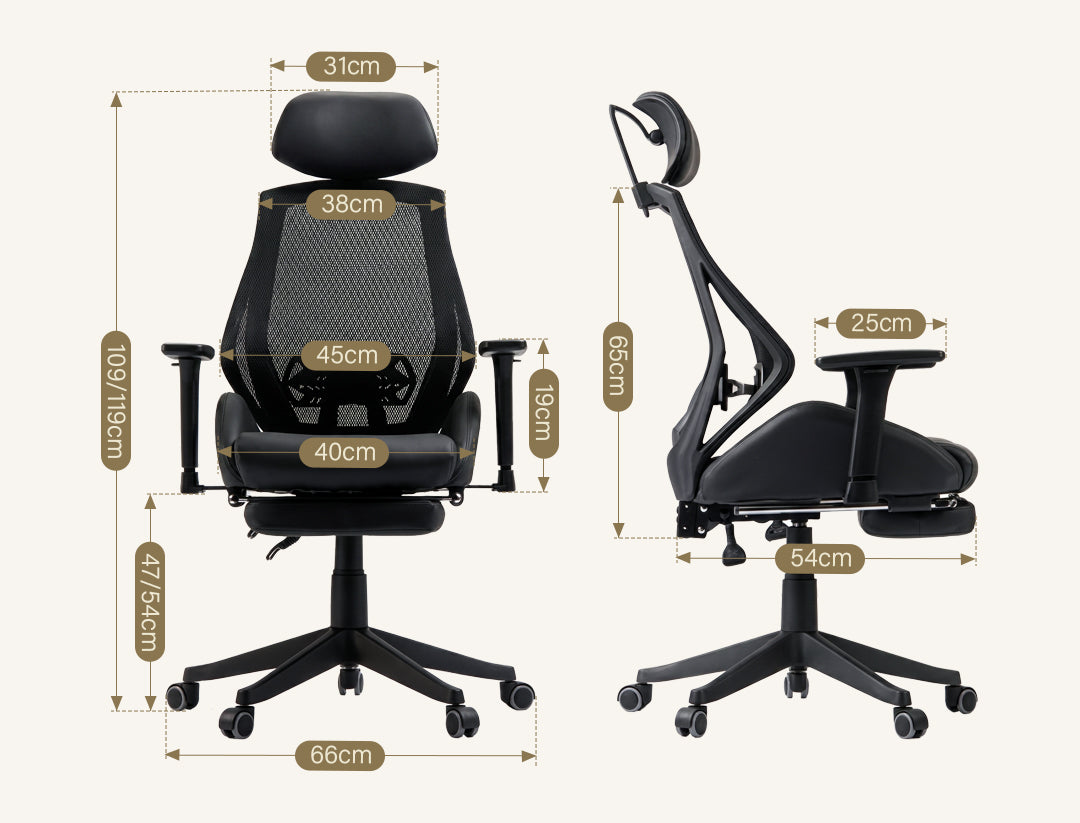 Carrie Office Chair, Black