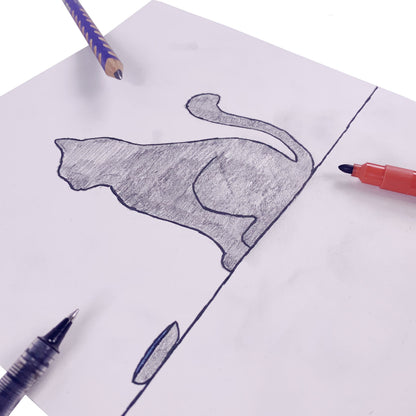 A3 Recycled White Cartridge Paper 140gsm - Ideal for Watercolours, Sketching & Illustration