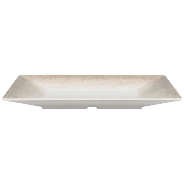 Jazz Square Melamine Plates 305mm (12") with Crackle Finished Border