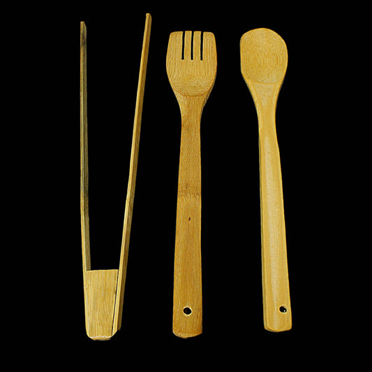 Bamboo Kitchen Utensil Set Set of 3