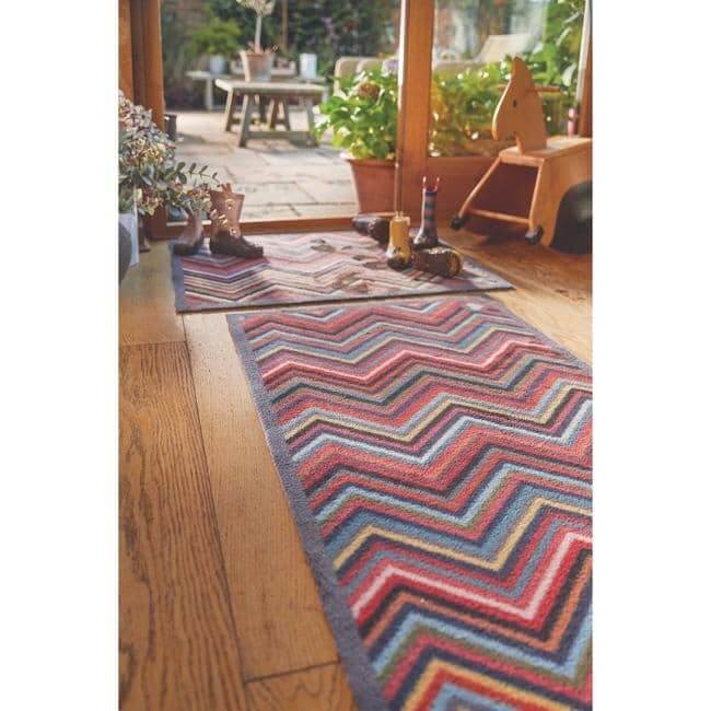 Eco-Friendly Washable Chevron Mat