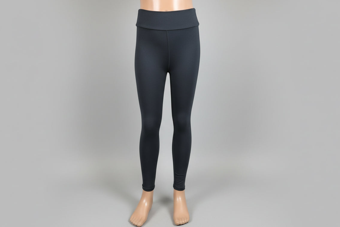 Solid colour, soft, stretch leggings in black, green, navy, grey, orange, pink, fuchsia, purple and more!