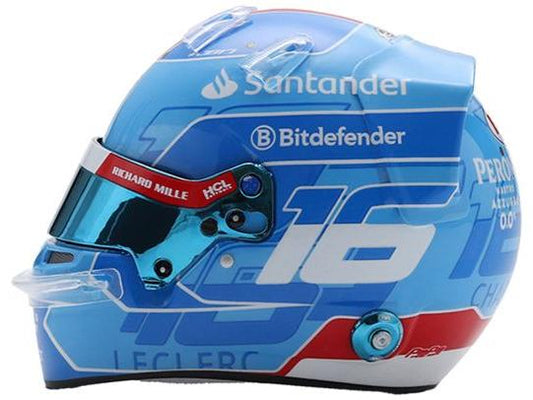 Charles Leclerc F1 Miami GP 2024 Helmet 1:5 Scale Looksmart Resin Replica