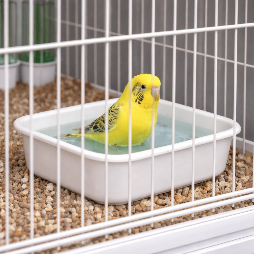 Internal Bird Bath Bathtub White - Pack of 5