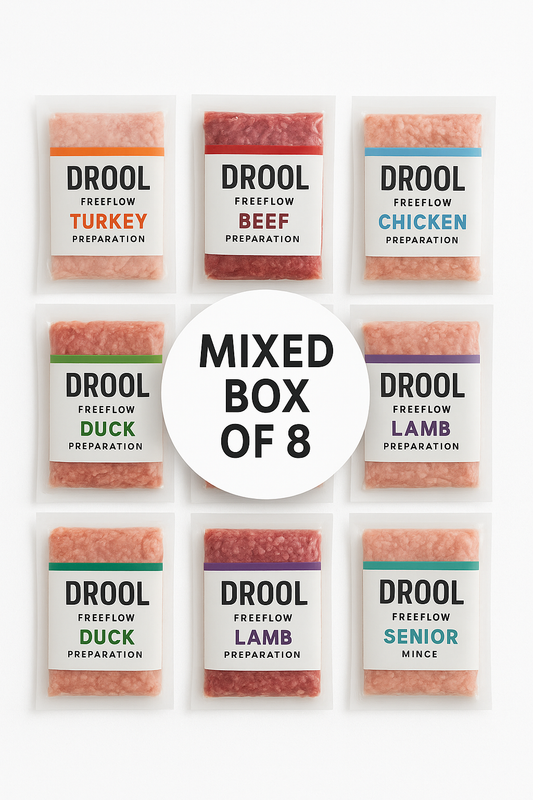 Drool Mince Freeflow Mixed 8 pack box