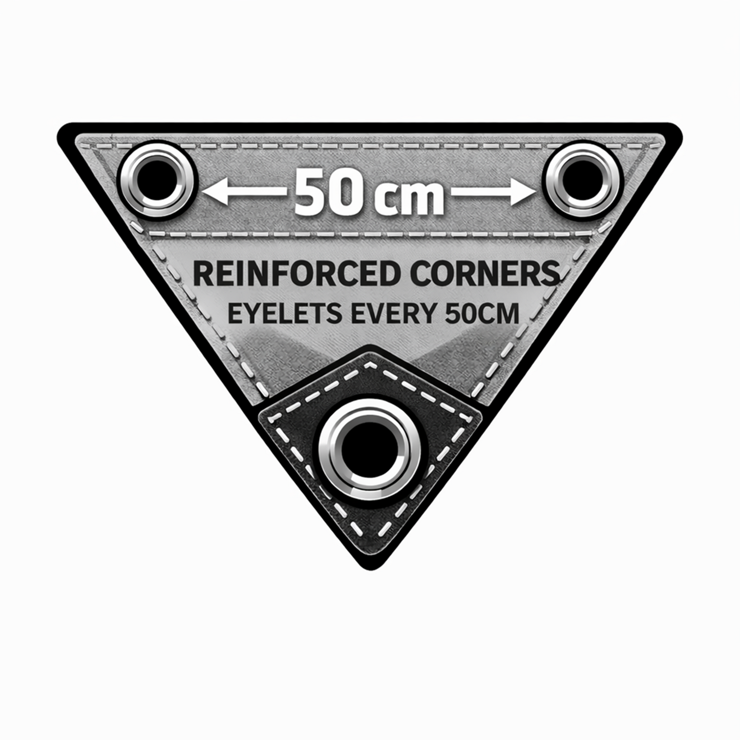 Grey L-Grade Tarpaulin 4m x 4m