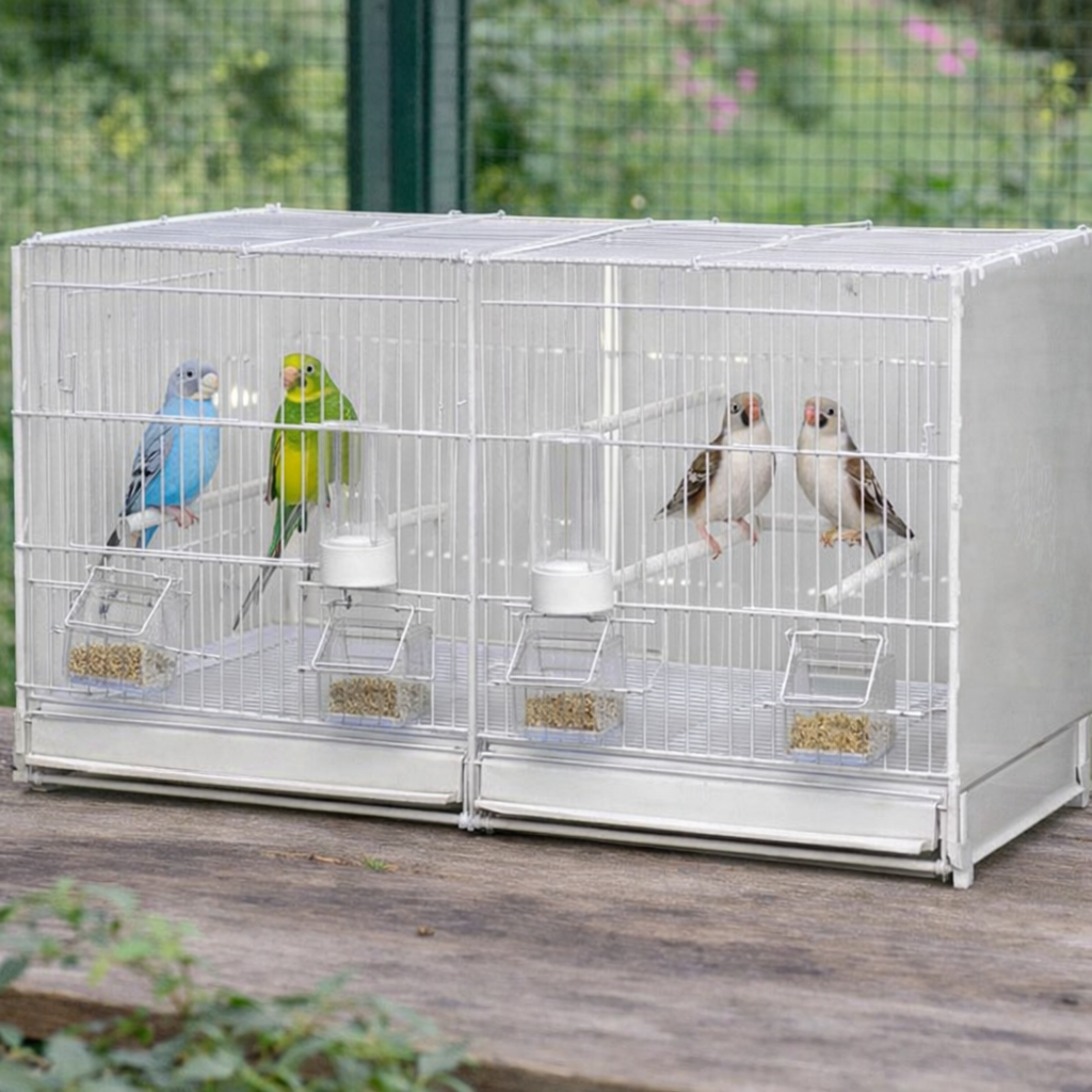 Wire Double Breeding Cage Positano 2GR 90cm or 120cm
