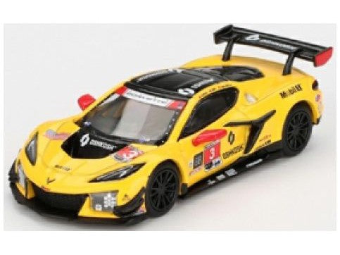 Chevrolet Corvette Z06 GT3.R #3 By Pratt Miller IMSA Daytona 24H 2024 1:64 Scale MINI GT Model