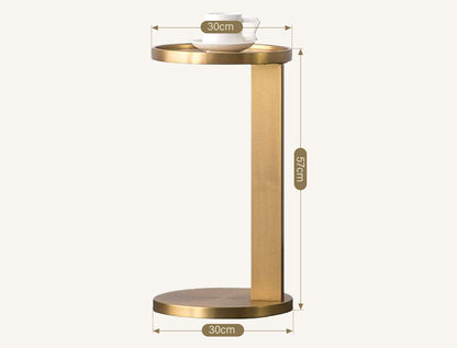 Christo Side Table, Gold