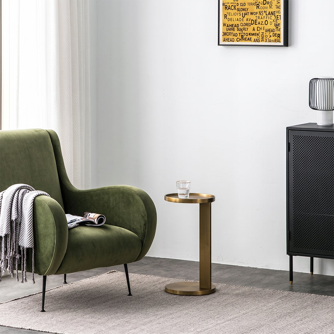 Christo Side Table, Gold