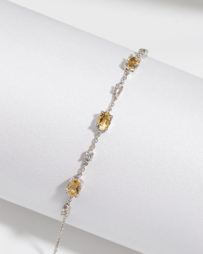 Citrine Bracelet in Sterling Silver