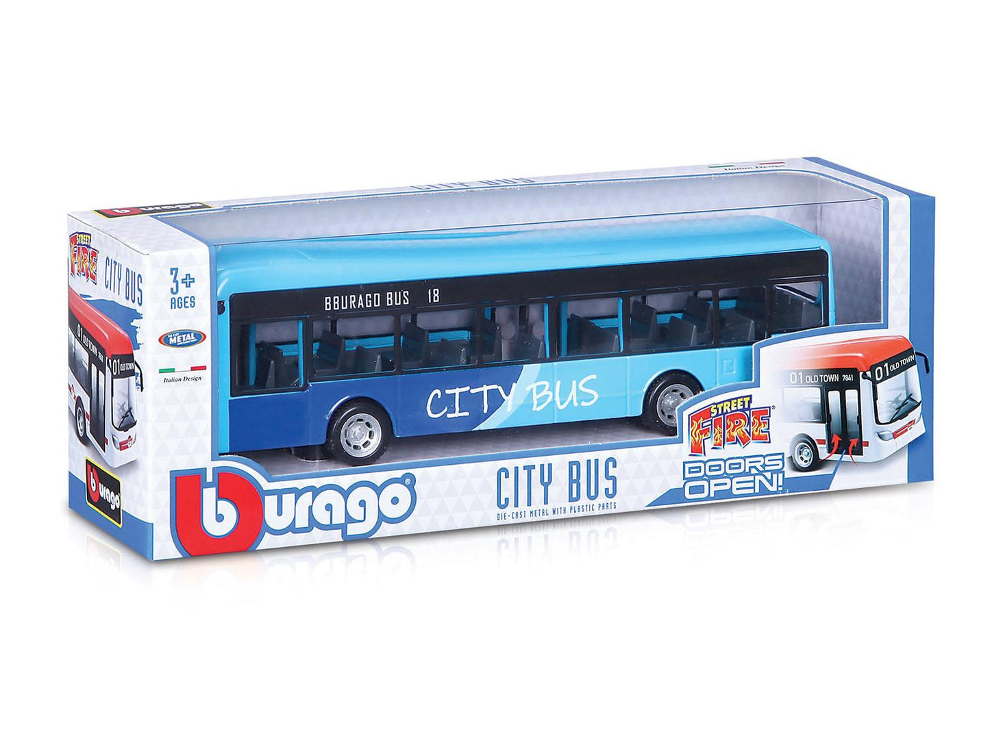 City Bus 1:43 Scale Bburago Diecast Toy