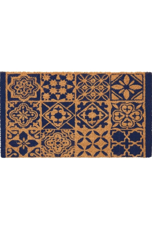 Coir Tile Blue Mat  40x70 cm | 140