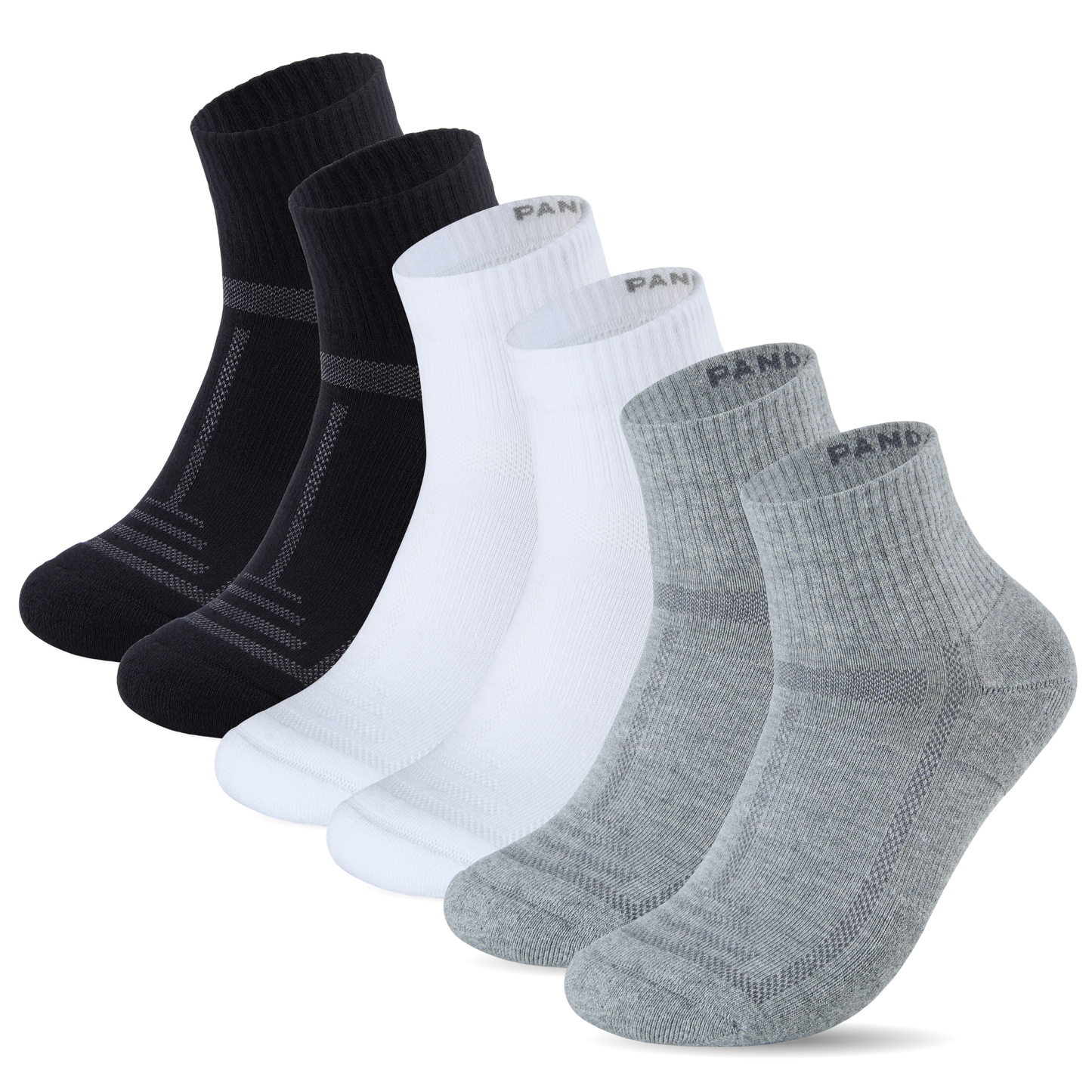 Bamboo Cushioned Quarter Socks