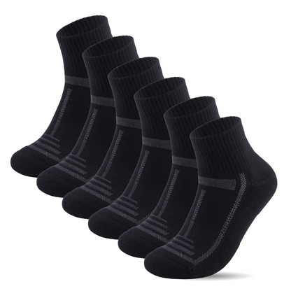 Bamboo Cushioned Quarter Socks