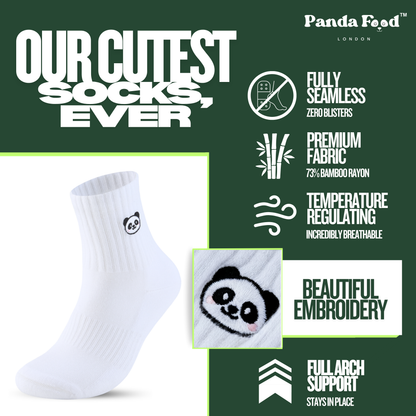Bamboo Embroidered Animal Socks