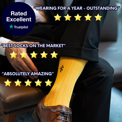 Bamboo Ribbed Dress Socks