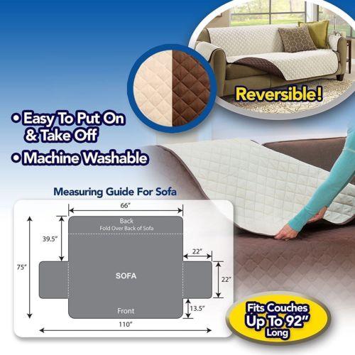 WaterResistant Brown Pet Couch Sofa Slip Cover