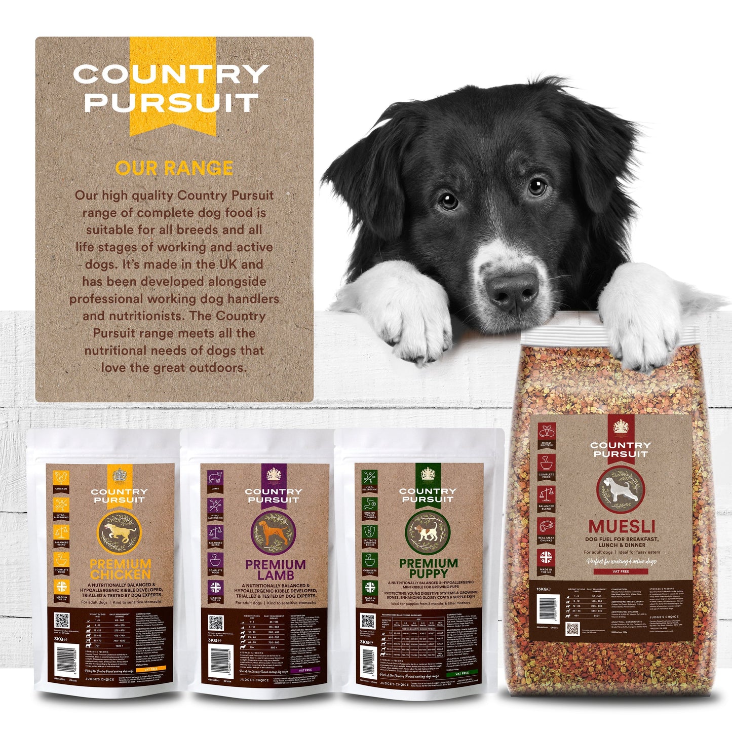 Country Pursuit Chicken & Rice Adult Dry Dog Food 15kg - Premium Range
