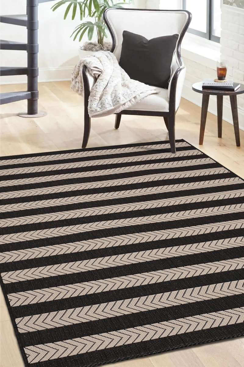 County Stripe Rug – Indoor/Outdoor Use