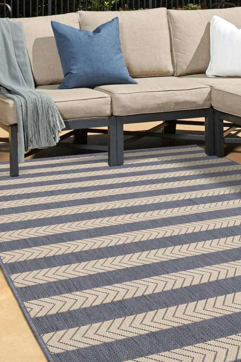 County Stripe Rug – Indoor/Outdoor Use