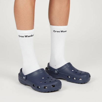 Croc Wanker - Funny Socks