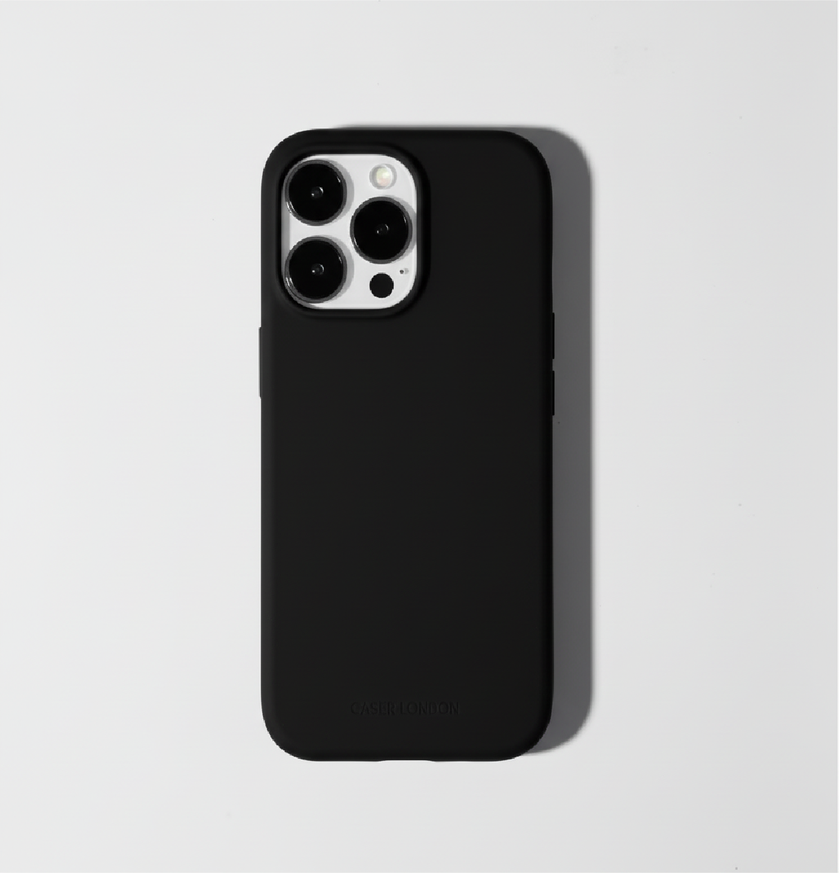 Black Liquid Silicone iPhone 16 Pro Max Case - MagSafe Compatible | The Classic Case