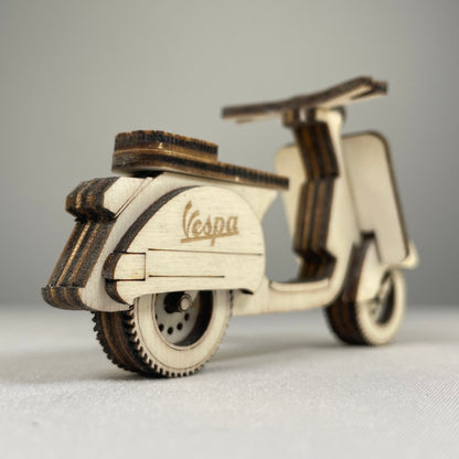 Retro Scooter Bauble - Flatpack Model Kit