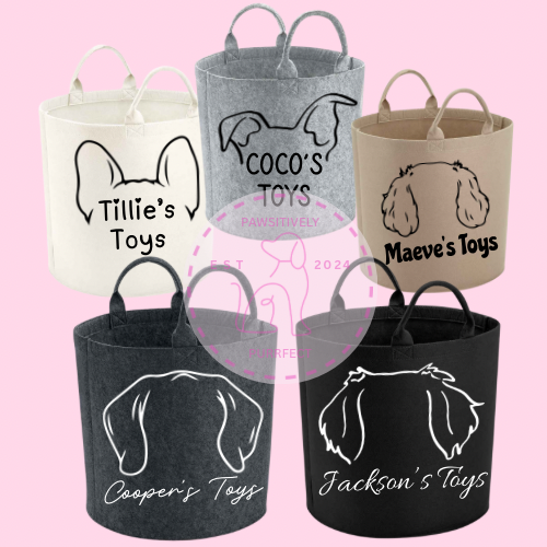 Personalised Pet Toy Bag
