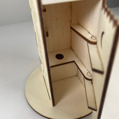 Outhouse Toilet - Flatpack Memo Holder
